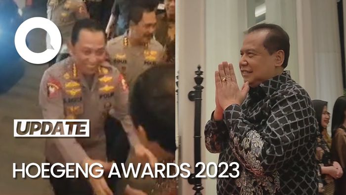CT dan Kapolri Hadiri Malam Penganugerahan Hoegeng Awards 2023