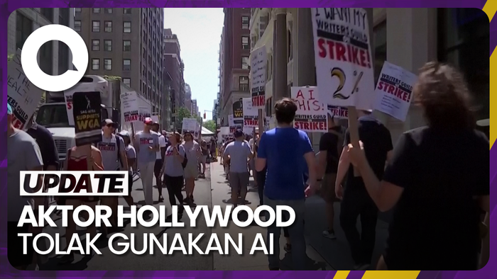 Protes Serikat Aktor Hollywood Terkait Penggunaan AI untuk Replika Aktor