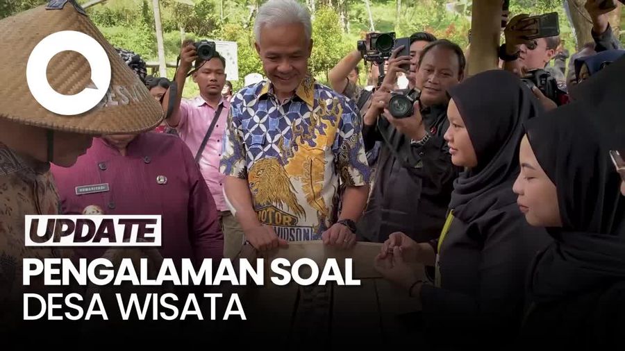 Ganjar Bagikan Pengalaman soal Desa Wisata ke Wali Kota, Camat dan Kades