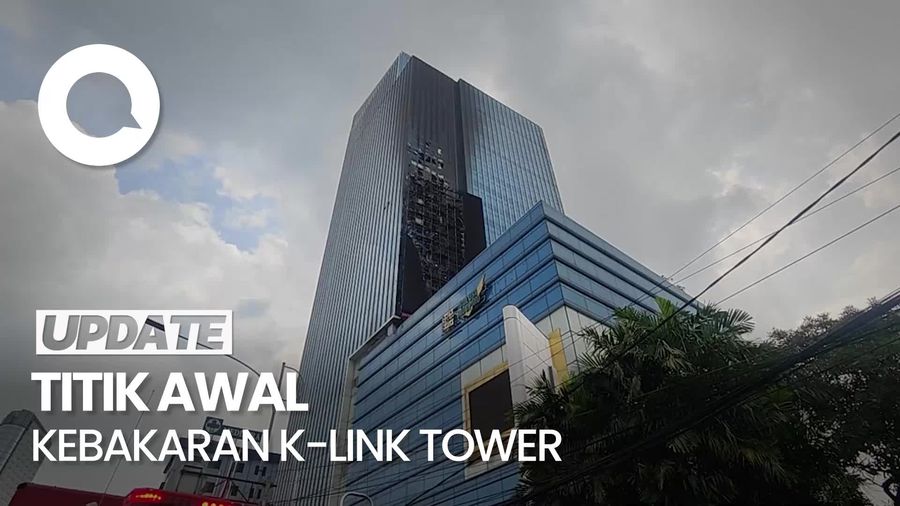 Awal Mula Api Lahap K-Link Tower yang Bikin 3 Orang Luka Bakar