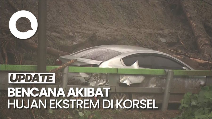 Banjir dan Longsor di Korsel, 7 Tewas-Ribuan Warga Dievakuasi