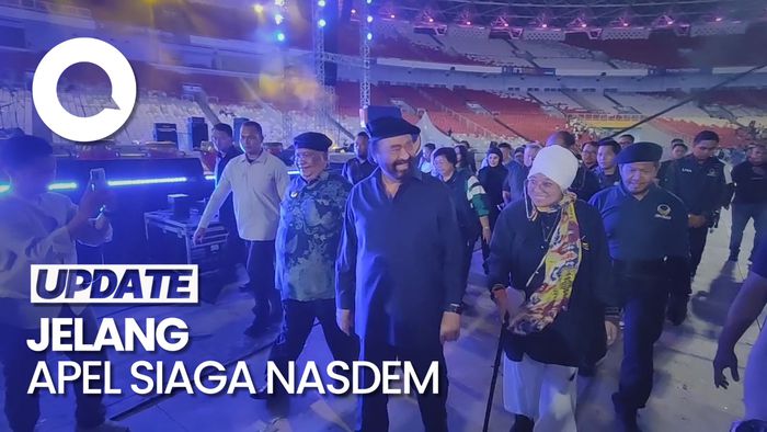 Surya Paloh Tiba di GBK, Cek Kesiapan Apel Siaga NasDem