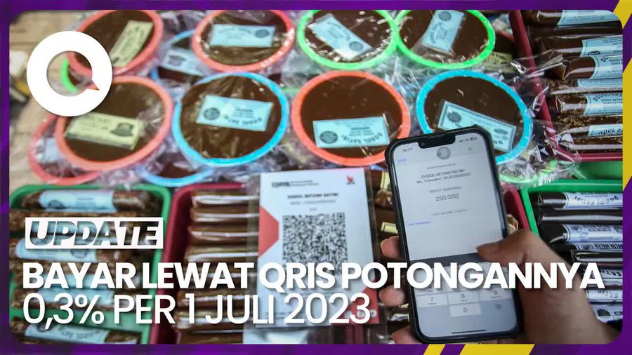 Pedagang Mikro Penyedia Layanan QRIS Kena Potongan 0,3%