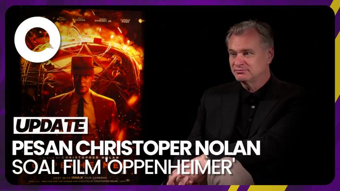 Christoper Nolan Bicara Pesan di Balik Film Oppeheimer