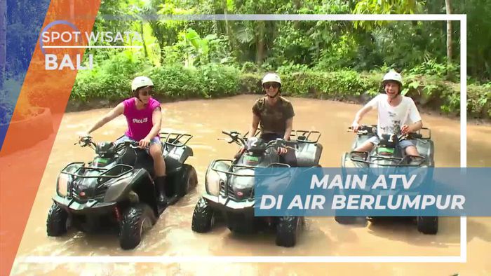 Mencoba Melintasi Lintasan Ekstim Dengan ATV, Bali