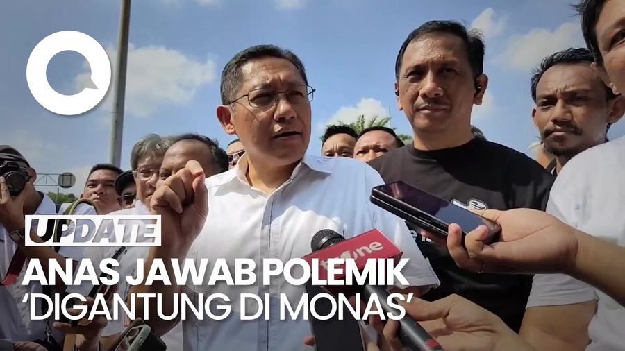 Respons Anas Urbaningrum Kala Ditanya Kapan Digantung di Monas