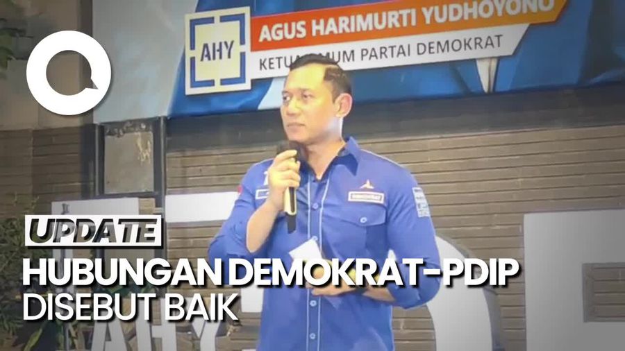 AHY Klaim Hubungan PD-PDIP Baik, Tapi Saling Hargai Posisi Politik