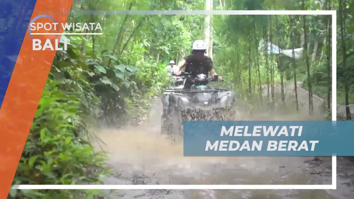 Naik ATV Melewati Medan Berlumpur di Bali