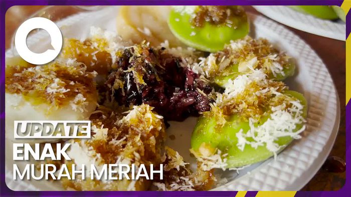 Jajanan Tradisional Bali Laklak yang Laris Manis Diburu