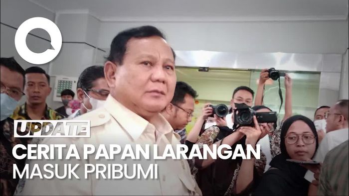 Cerita Prabowo Soal Tulisan di Kolam Eks Belanda Lecehkan Indonesia