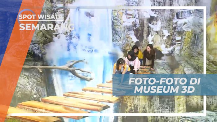 Cekrak-cekrek Berfoto Ria di Museum 3D yang Unik, Semarang