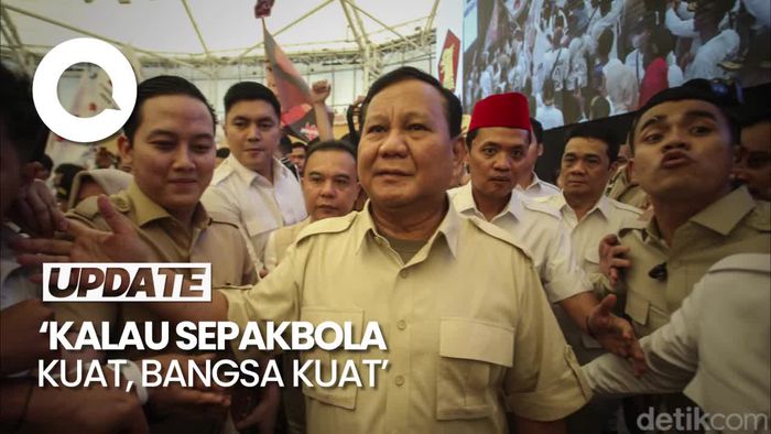 Analogi Perjuangan Hidup Lewat Sepakbola ala Prabowo