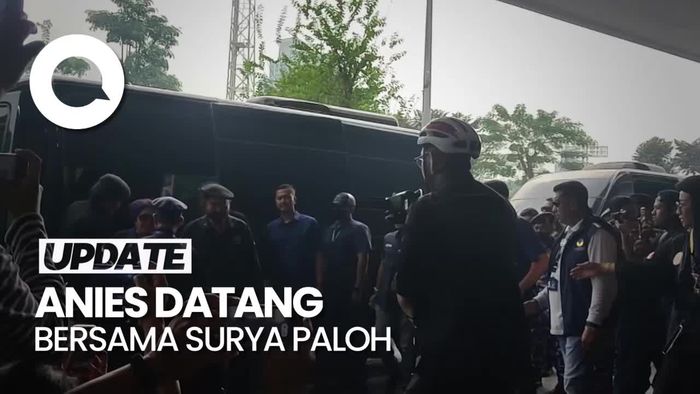 Pakai Baret, Paloh-Anies Tiba di Apel Perubahan Partai NasDem