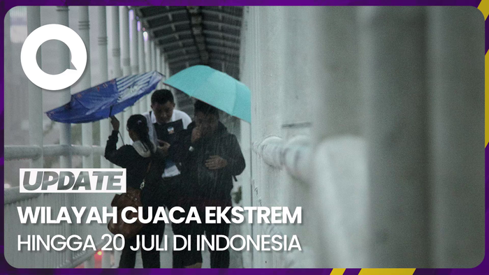 Daftar Potensial Wilayah Indonesia yang Terdampak Cuaca Ekstrem