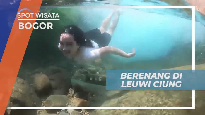 Sensasi Segar Berenang di Leuwi Ciung Bogor