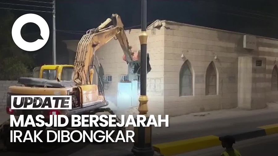Masjid Umur 300 Tahun di Irak Dibongkar untuk Bangun Jalan, Warga Protes