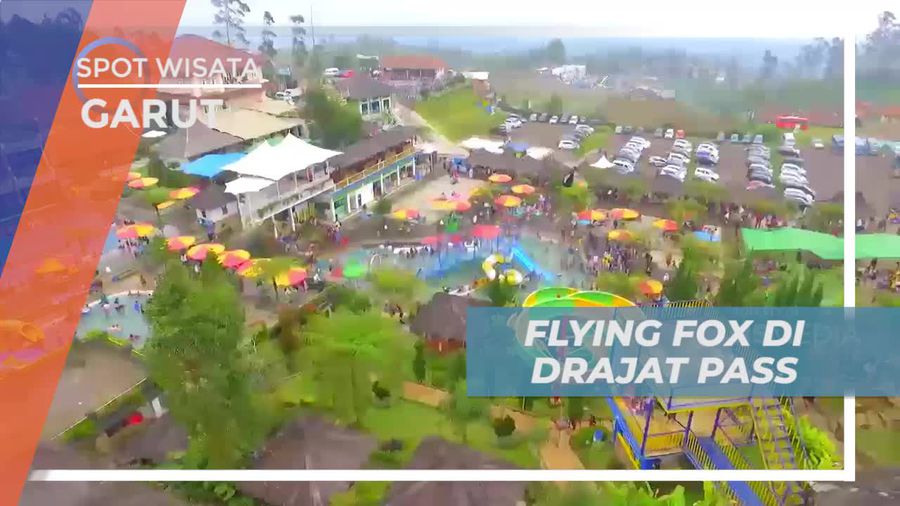 Memacu Adrenalin Bermain Flying Fox di Darajat Pass Garut