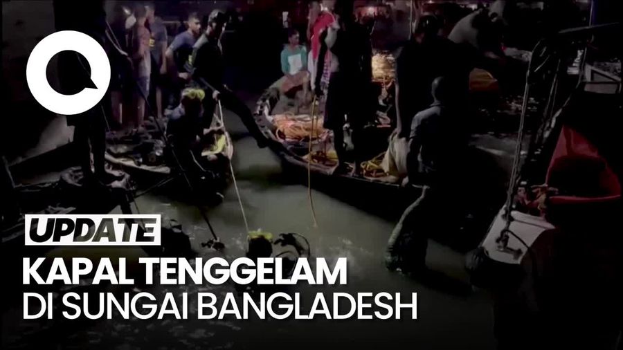 Kapal Tenggelam di Sungai Buriganga Bangladesh, 4 Orang Tewas