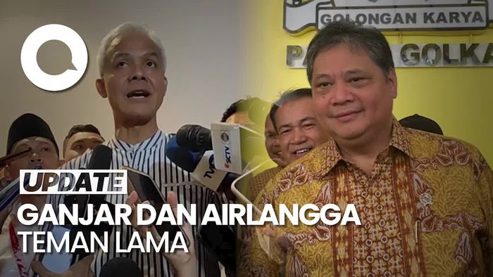 Ganjar-Airlangga Bertemu, Sebut Belum Bahas soal Cawapres 