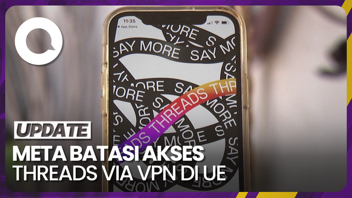 Meta Blokir Akses Threads Via VPN di Uni Eropa