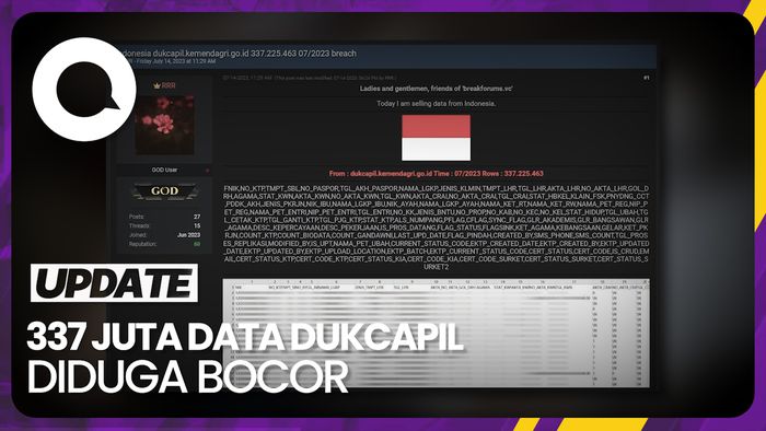Temuan Sementara Kemendagri soal Dugaan 337 Juta Data Dukcapil Bocor