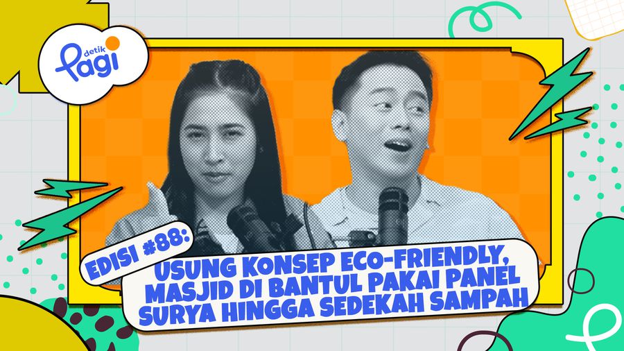 Usung Konsep Eco-friendly, Masjid di Bantul pakai Panel Surya hingga Sedekah Sampah