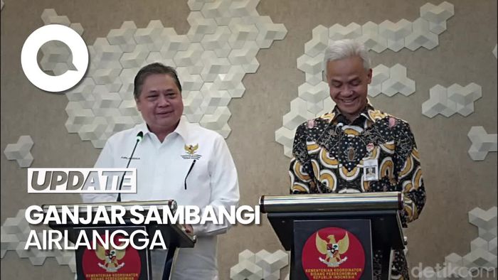 Ganjar Temui Airlangga, Ini yang Dibahas