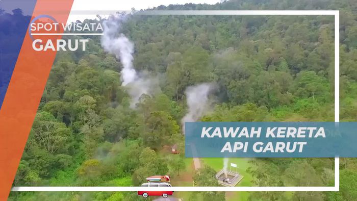 Melihat Keunikan Kawah Kereta Api di Kamojang Garut