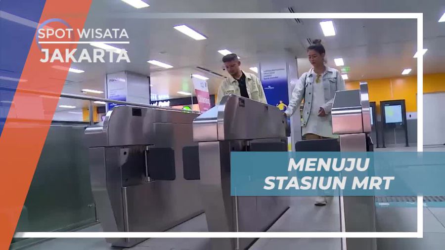 Perjalanan Menuju Stasiun MRT Istora Jakarta