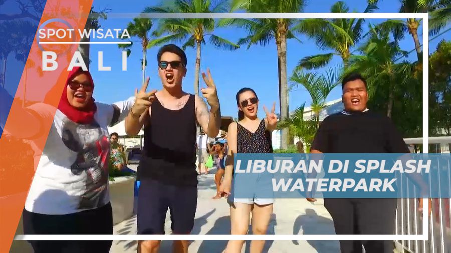 Awali Hari, Bermain basah-basahan di Taman Wisata Air Pulau Dewata, Bali