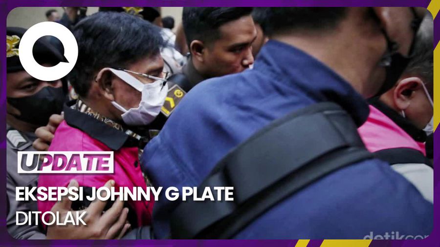 Hakim Tolak Eksepsi Johnny G Plate di Kasus Korupsi BTS 4G