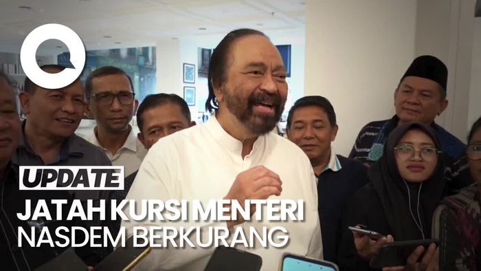 Kata Surya Paloh soal Jatah Kursi Menteri NasDem Berkurang