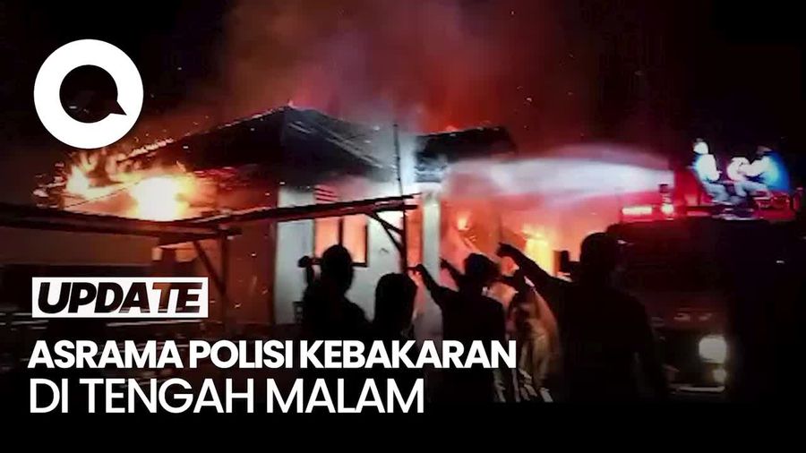 Asrama Polisi di Gorontalo Kebakaran, Diduga Karena Korsleting Listrik