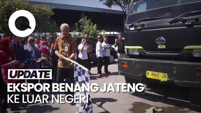 Ganjar Lepas Ekspor Benang Jateng ke India-Brasil, Nilainya Rp 15 M