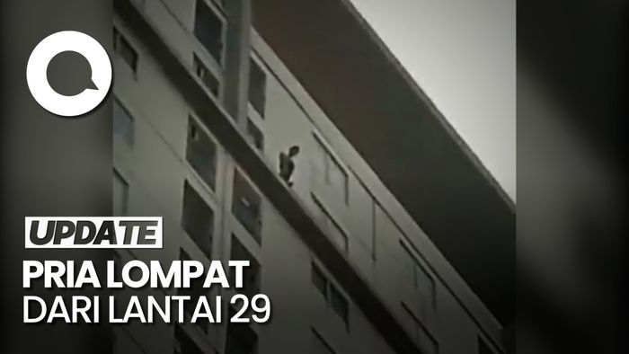 Heboh Aksi Pria Lompat dari Lantai 29 Apartemen di Jatinegara Jaktim