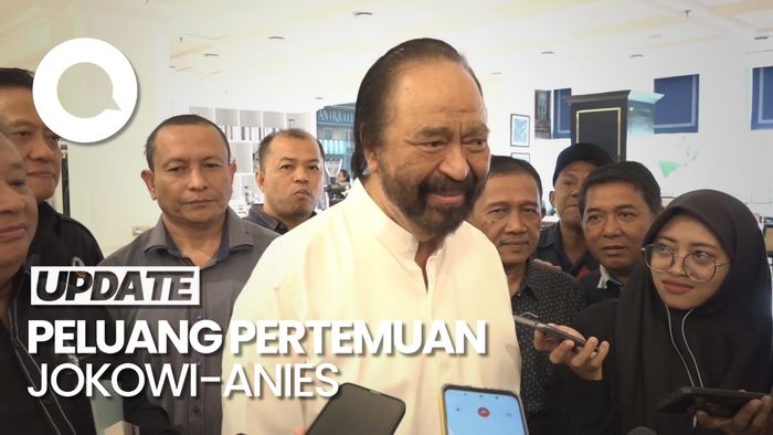Surya Paloh Bicara Kemungkinan Anies Ketemu Jokowi