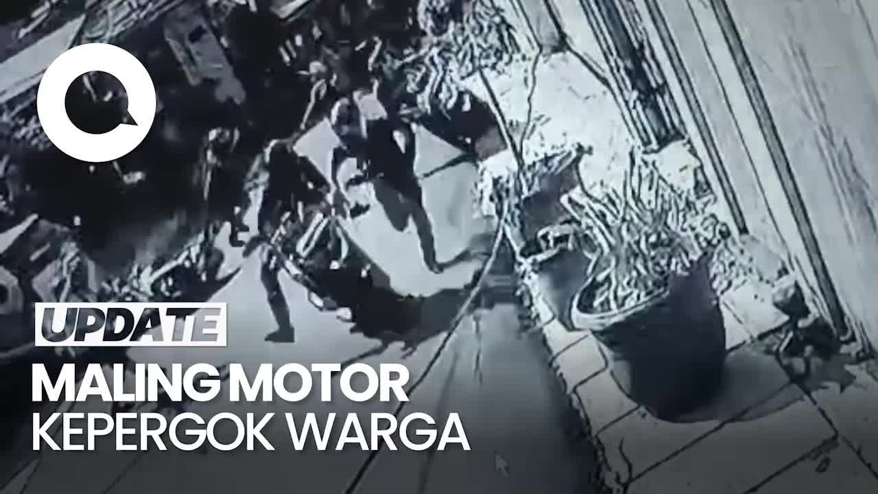 Detik-detik Maling Motor Berpistol Di Kebayoran Baru Digagalkan Warga