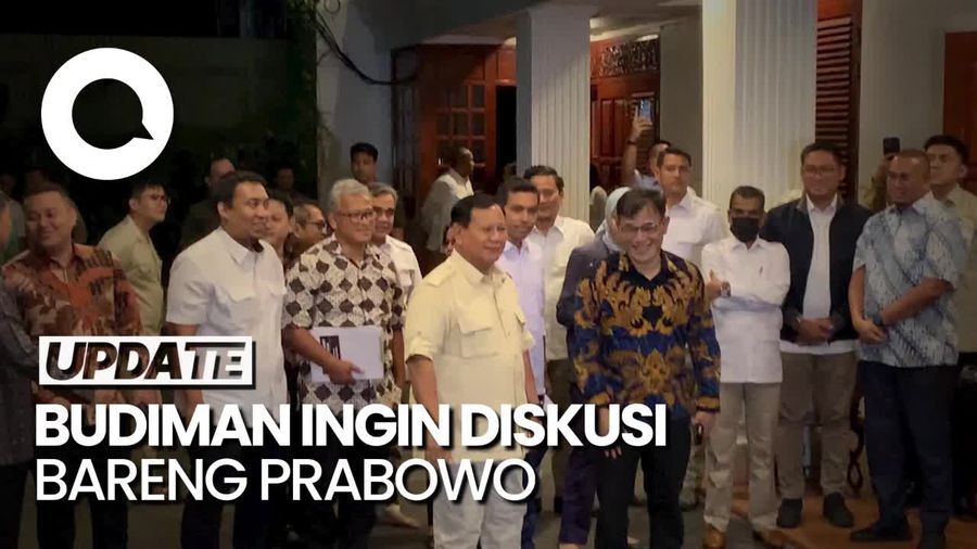 Budiman Sudjatmiko Sambangi Kediaman Prabowo, Bahas Apa?
