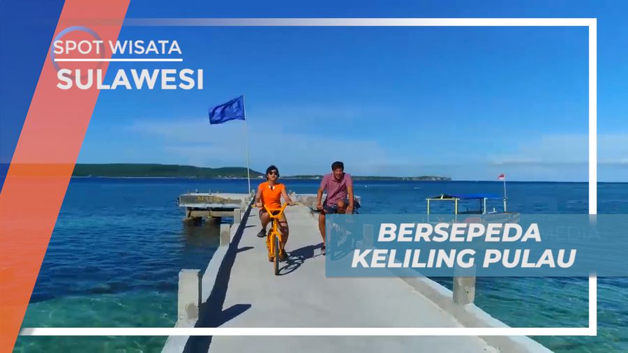 Asiknya Bersepeda Mengelilingi Indahnya Pulau Liukang Loe, Bulukumba