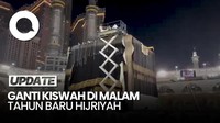 Menyaksikan Langsung Pergantian Kiswah Kakbah Tepat Saat Pergantian Tahun Hijriyah