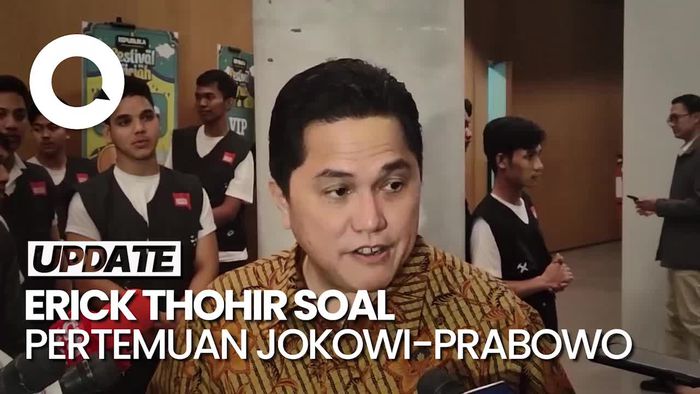 Erick Thohir Buka-bukaan Isi Pertemuan Dengan Jokowi-Prabowo di Istana