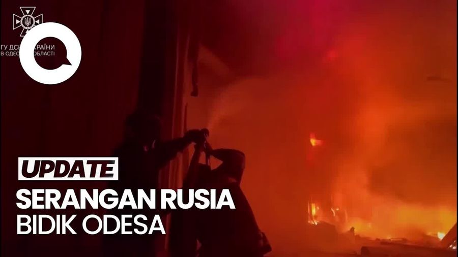 Serangan Rusia Bidik Odesa, Hancurkan Infrastruktur Penting