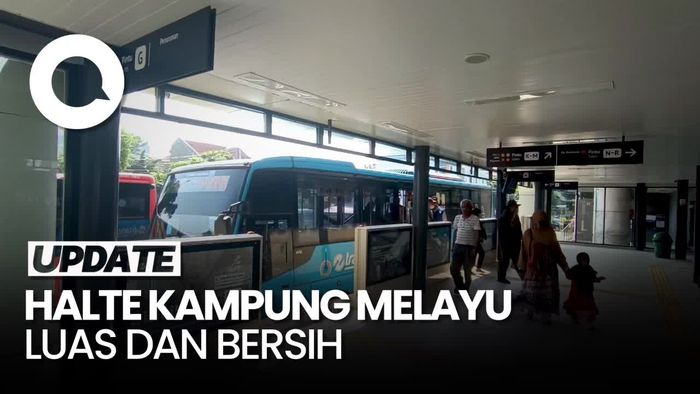 Halte TransJakarta Kampung Melayu Dibuka Lagi, Begini Penampakannya