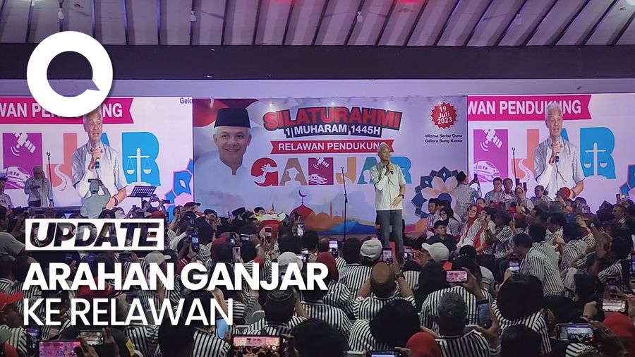 Arahan Ganjar ke Relawan: Siapkan Taktik, Menang Hanya Tak Hanya Teriakan