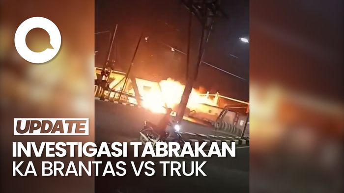 3 Fokus Investigasi KNKT di Kasus KA Brantas Tabrak Truk Trailer