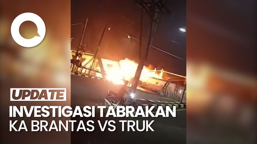 3 Fokus Investigasi KNKT di Kasus KA Brantas Tabrak Truk Trailer