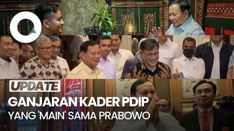 Hattrick Kader PDIP Dapat Panggilan karena Main Sama Prabowo