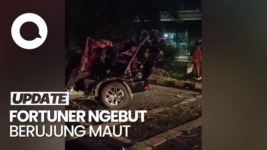 Penampakan Ringseknya Fortuner Usai Kecelakaan Maut di Jakut