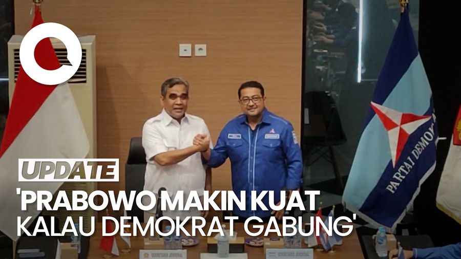 Gerindra Goda Demokrat Gabung Koalisi Dukung Prabowo Lewat Pantun