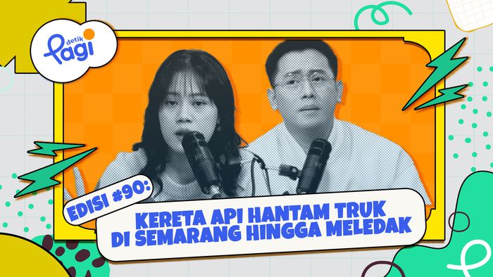 Kereta Api Hantam Truk Di Semarang Hingga Meledak